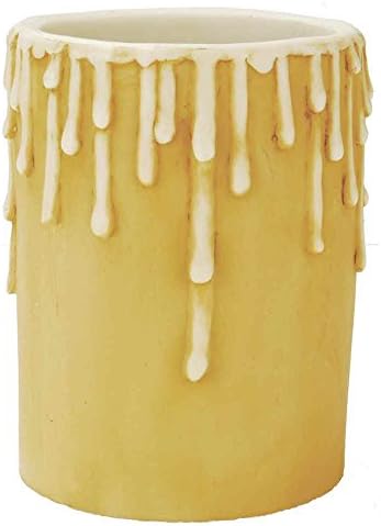 Meyda Ivory Pillar Candle Cover 55x4