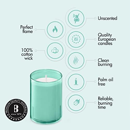 BOLSIUS 24 Hour Votive Candles 20 Pack