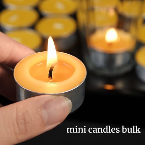 32 Pack Pure Beeswax Tealight Candles