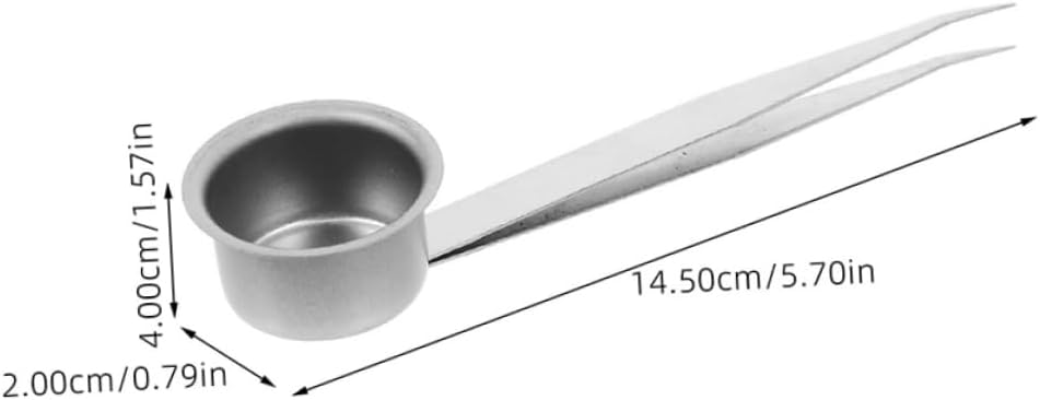 PRETYZOOM 3pcs Candle Snuffer and Tweezer Set for Home Hotel Camping