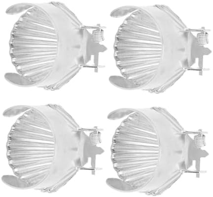 Tissting Candle Snuffer Set of 4 Automatic Iron Shell Candlesnuffers Silver