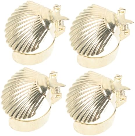 MAGICLULU 4pcs Metal Candle Snuffer Caps Automatic Wick Extinguisher