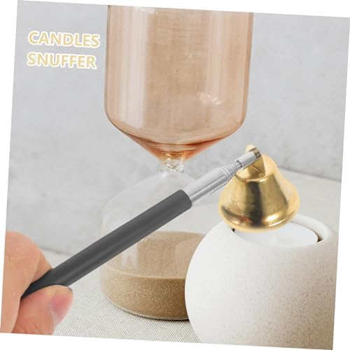 Cabilock Efficient Candle Extinguisher Tool Long Handle Wick Snuffer