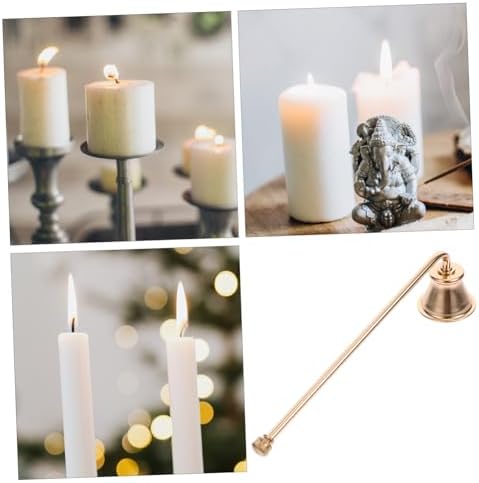 VINTORKY Candle Extinguisher Long Handle Metal Wick Snuffer for Home Use