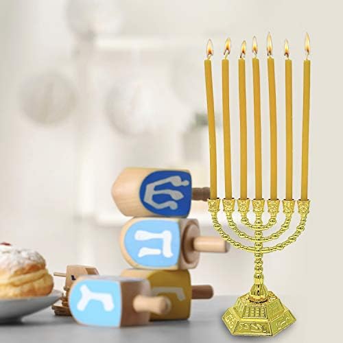 Votprof 50 All Natural Beeswax Taper Candles - Tall Unscented Dripless Smokeless Slow Burning