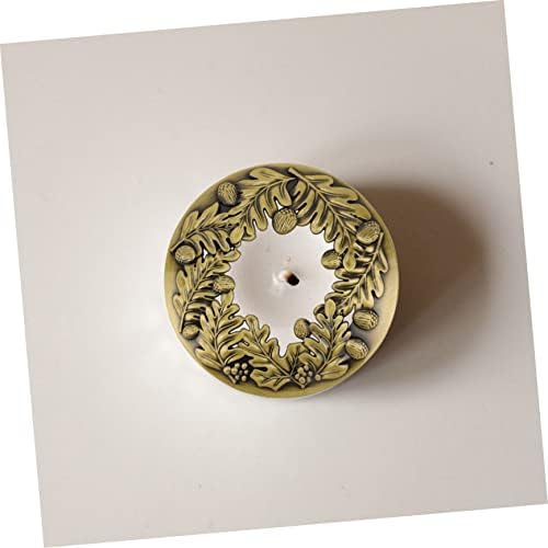 PRETYZOOM Brass Candle Lids for Efficient Burn and Elegant Storage