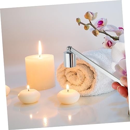 1Pc Elegant Stainless Steel Candle Snuffer Straight Hood Design