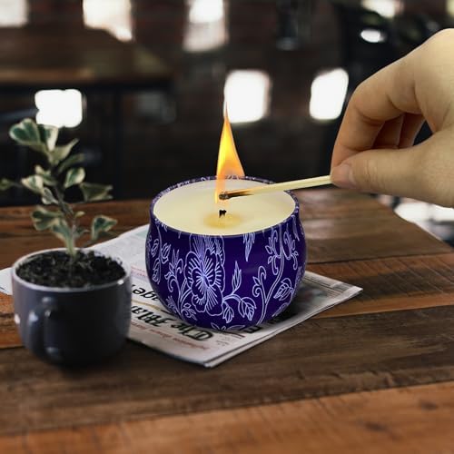 Citronella Candles 4 Pack Natural Soy Wax Outdoor Set