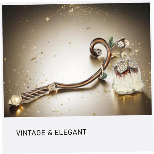 Elegant Lily of the Valley Candle Snuffer 63 Metal Handle Extinguisher