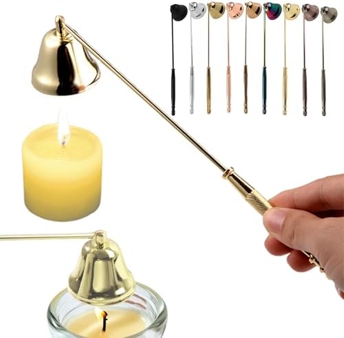 Tainrunse Metal Candle Snuffer with Long Handle