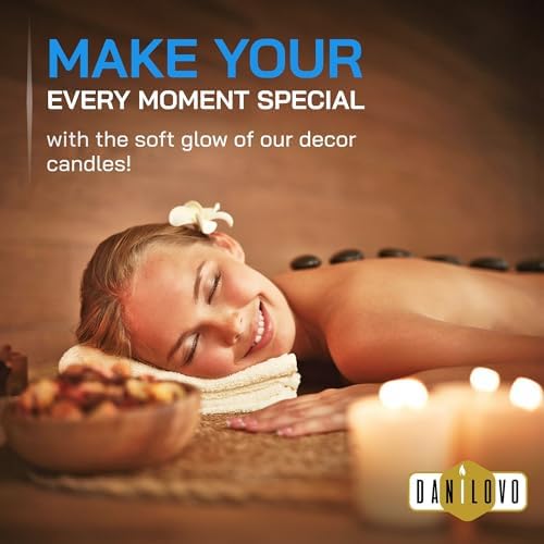 Danilovo Thin Taper Beeswax Candles - Honey Scented Pack of 50