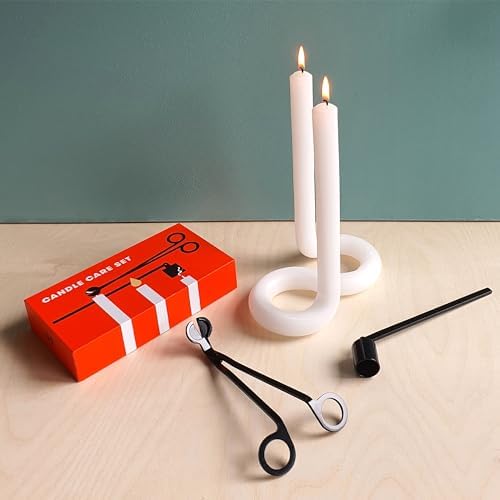 Candle Care Set with Wick Trimmer and Snuffer