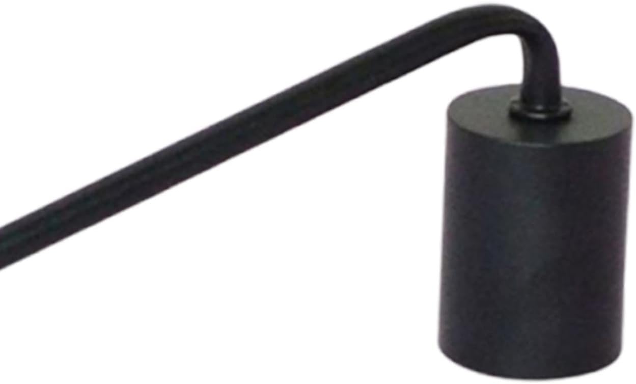 Stylish Metal Candle Snuffer with Long Handle Black