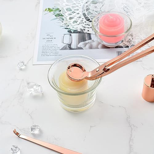 MUXSAM 4-in-1 Candle Care Tool Set with Gold Finish