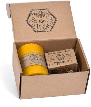 Bee The Light Candle and Soap Gift Set