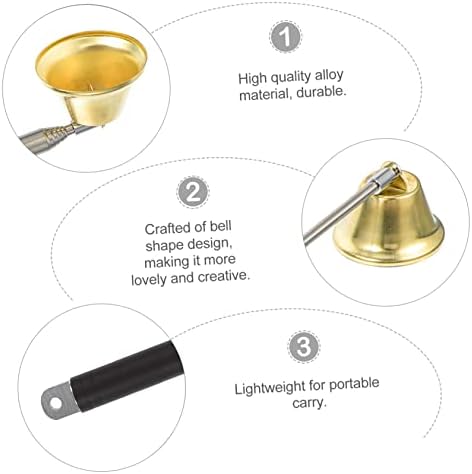 Cabilock 1pc Retractable Candle Snuffer with Safe Flame Control