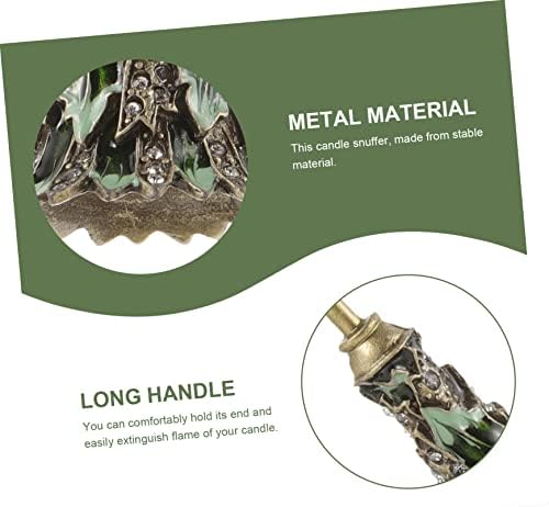 Candle Snuffer Tool with Long Handle Metal Design