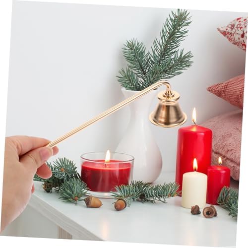 VINTORKY Candle Extinguisher Long Handle Metal Wick Snuffer for Home Use