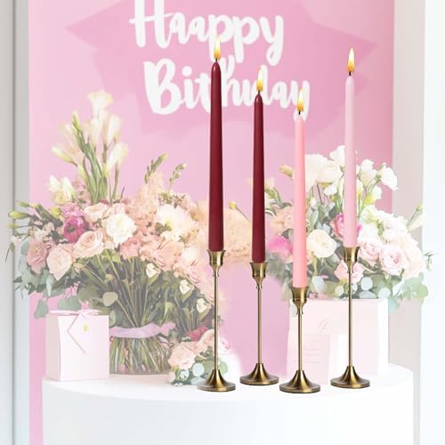 10 Inch Gradient Taper Candles Set of 4