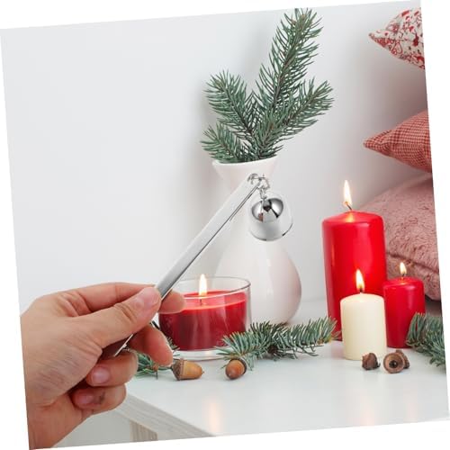 Stainless Steel Candle Snuffer with Antique Bell-Shaped Design