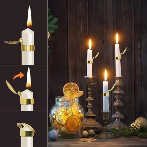 Automatic Candle Extinguisher with Gold Finish