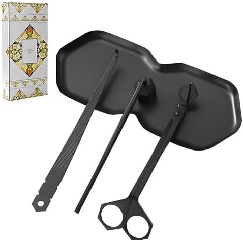 Premium 4 in 1 Candle Accessory Set - Black