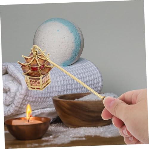 Zerodeko Candle Snuffer Tool with Golden Design