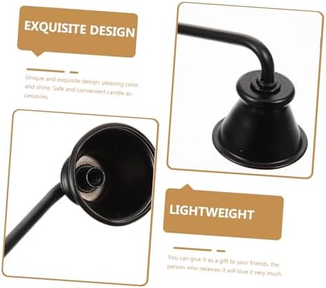 PRETYZOOM Decorative Candle Snuffer Long Handle
