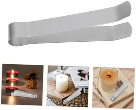 ORFOFE Candle Snuffer Clip 4pcs Steel Wick Extinguisher