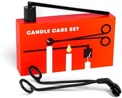 Candle Care Set with Wick Trimmer and Snuffer