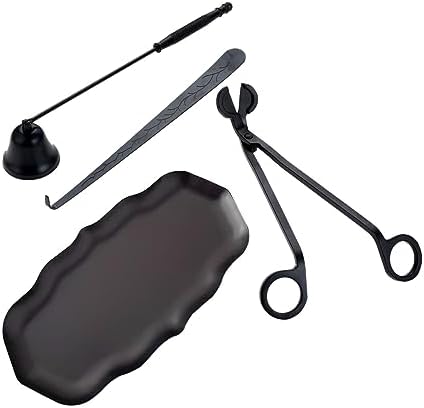 MUXSAM 4-in-1 Candle Care Tool Set Black