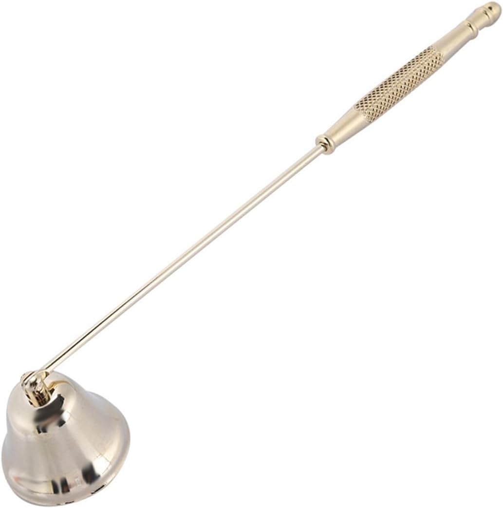 plplaaoo 1Pc Fashion Gold Candle Snuffer