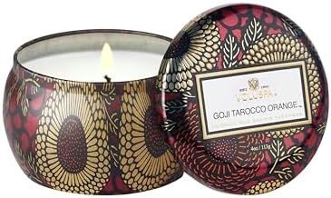 Voluspa Goji Tarocco Orange Mini Tin Candle 4 oz