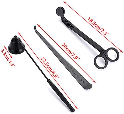 OwnMy 3 in 1 Candle Accessory Set - Black