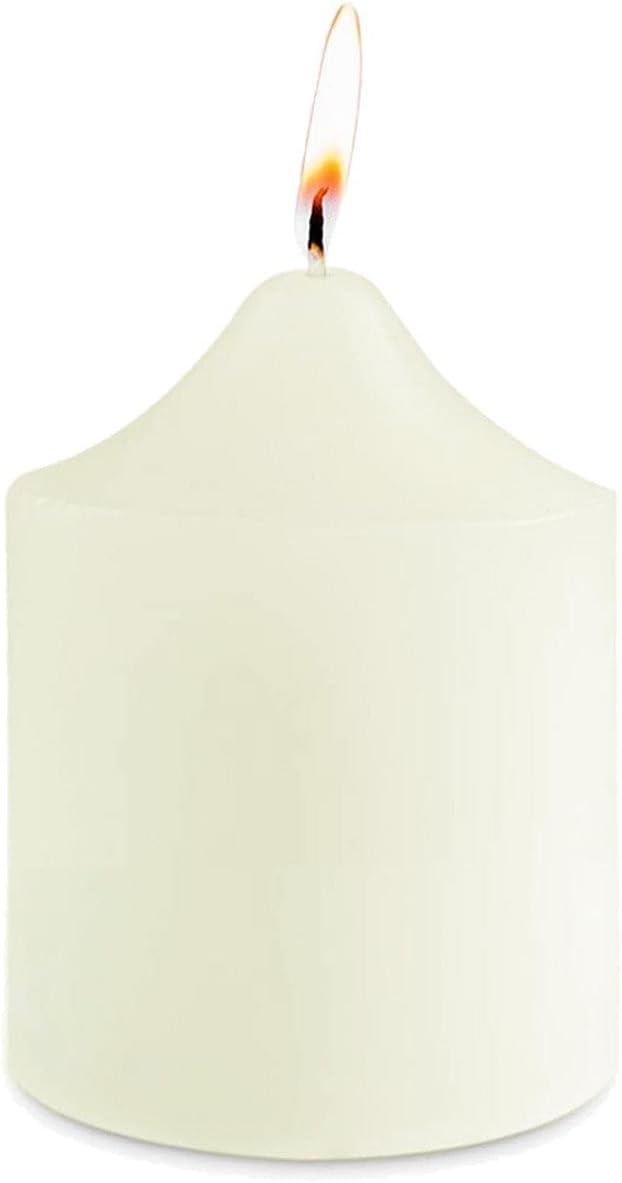 Efavormart Set of 12 Ivory Votive Candles