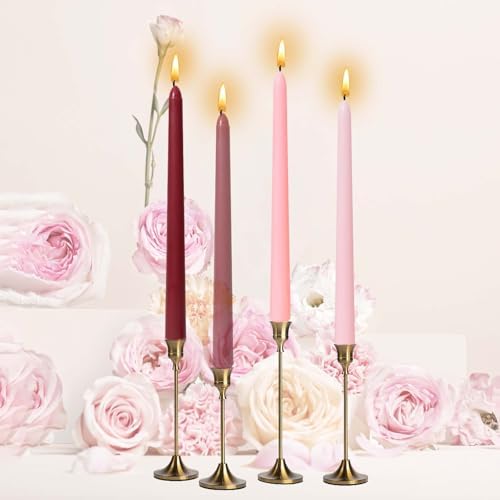 10 Inch Gradient Taper Candles Set of 4