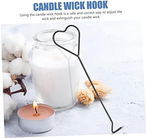 4pcs Candle Wick Metal Dipper Set Stainless Steel Candle Snuffer Hook Accessories