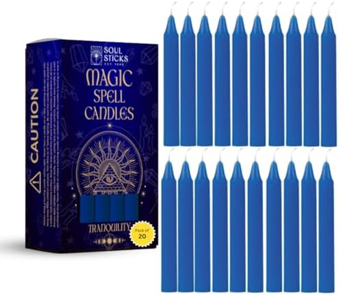 Soul Sticks Tranquility Magic Spell Chime Candles 20 Pack