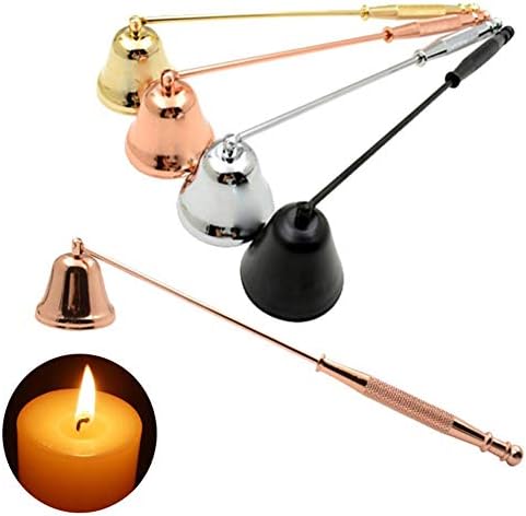 Golden Metal Candle Snuffer with Long Handle