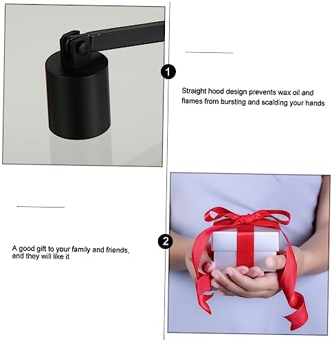 PRETYZOOM Stainless Steel Candle Snuffer Tool with Long Handle