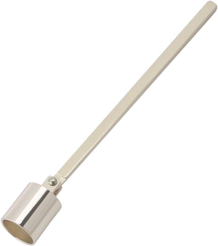 plplaaoo Gold Candle Snuffer with Wick Trimmer