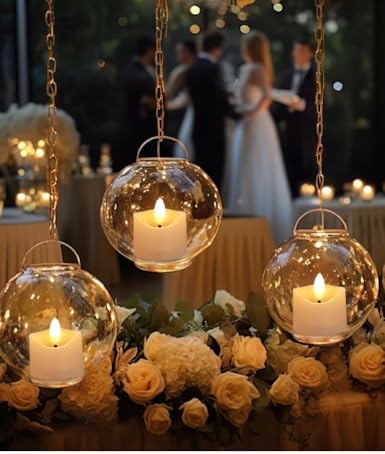 12-Pack Flameless Votive Candles with Warm White Glow
