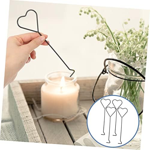 4pcs Candle Wick Metal Dipper Set Stainless Steel Candle Snuffer Hook Accessories