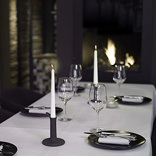 BOLSIUS 10 Inch Dinner Candles 10 Pack Smokeless Dripless Taper Candles