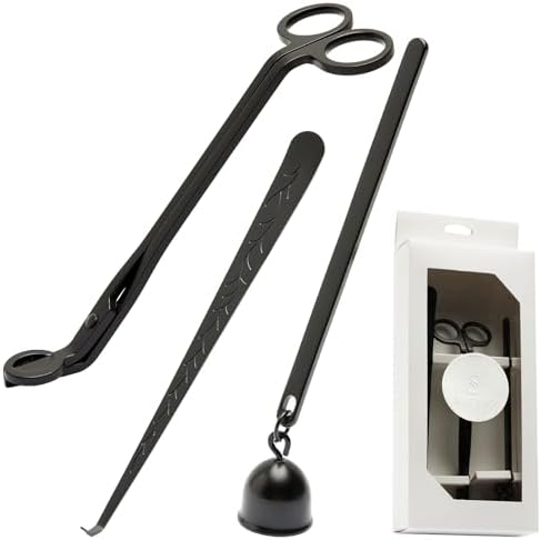 SEVENY 3 in 1 Candle Accessory Set - Wick Trimmer Snuffer Dipper