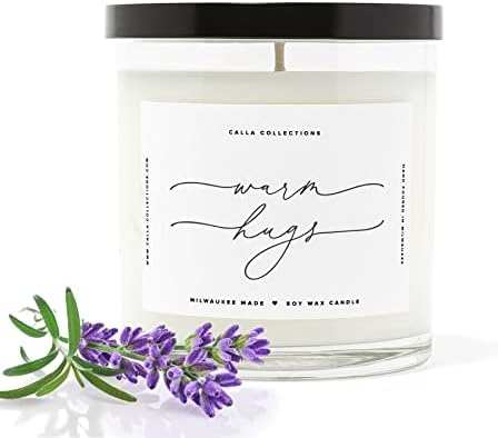 Warm Hugs Scented Candles in Clear Glass Jar