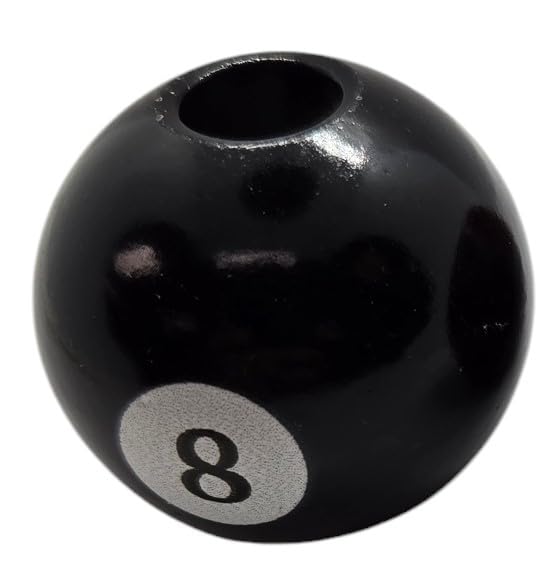 8 Ball Resin Cigarette Snuffer Black