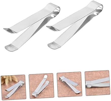 PRETYZOOM 10pcs Candle Extinguishing Clip Metal Wick Clamp for Safe Use