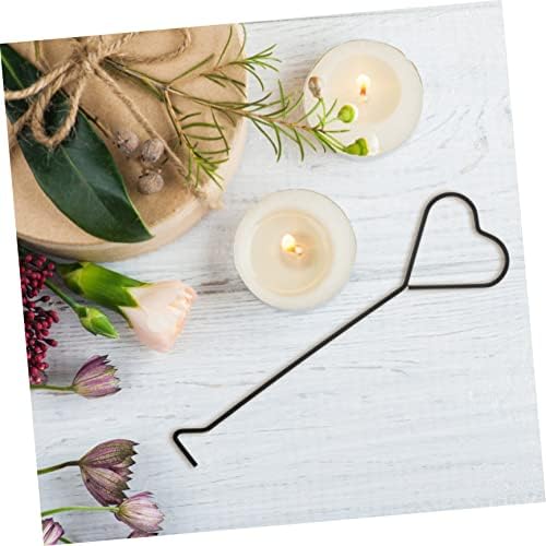 MAGICLULU 4pcs Heart Design Candle Wick Extinguishers