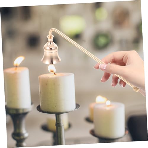 STOBAZA 5pcs Long Handle Candle Snuffer with Metal Wick Extinguisher